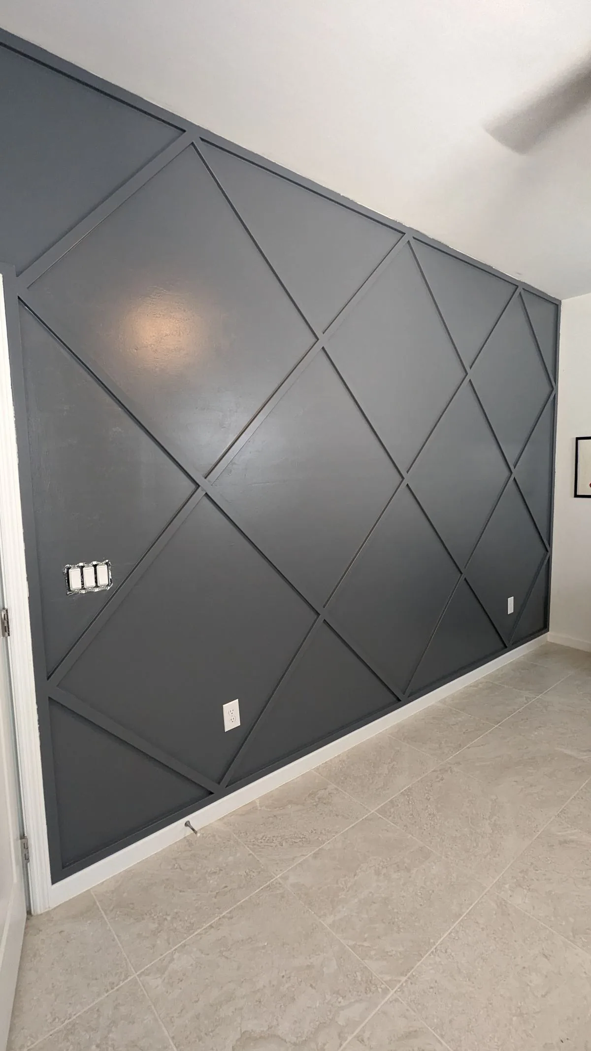 Black Diamond Accent Wall
