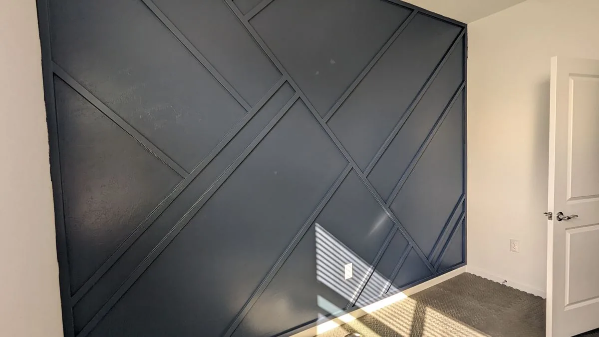 Geometric Accent Wall