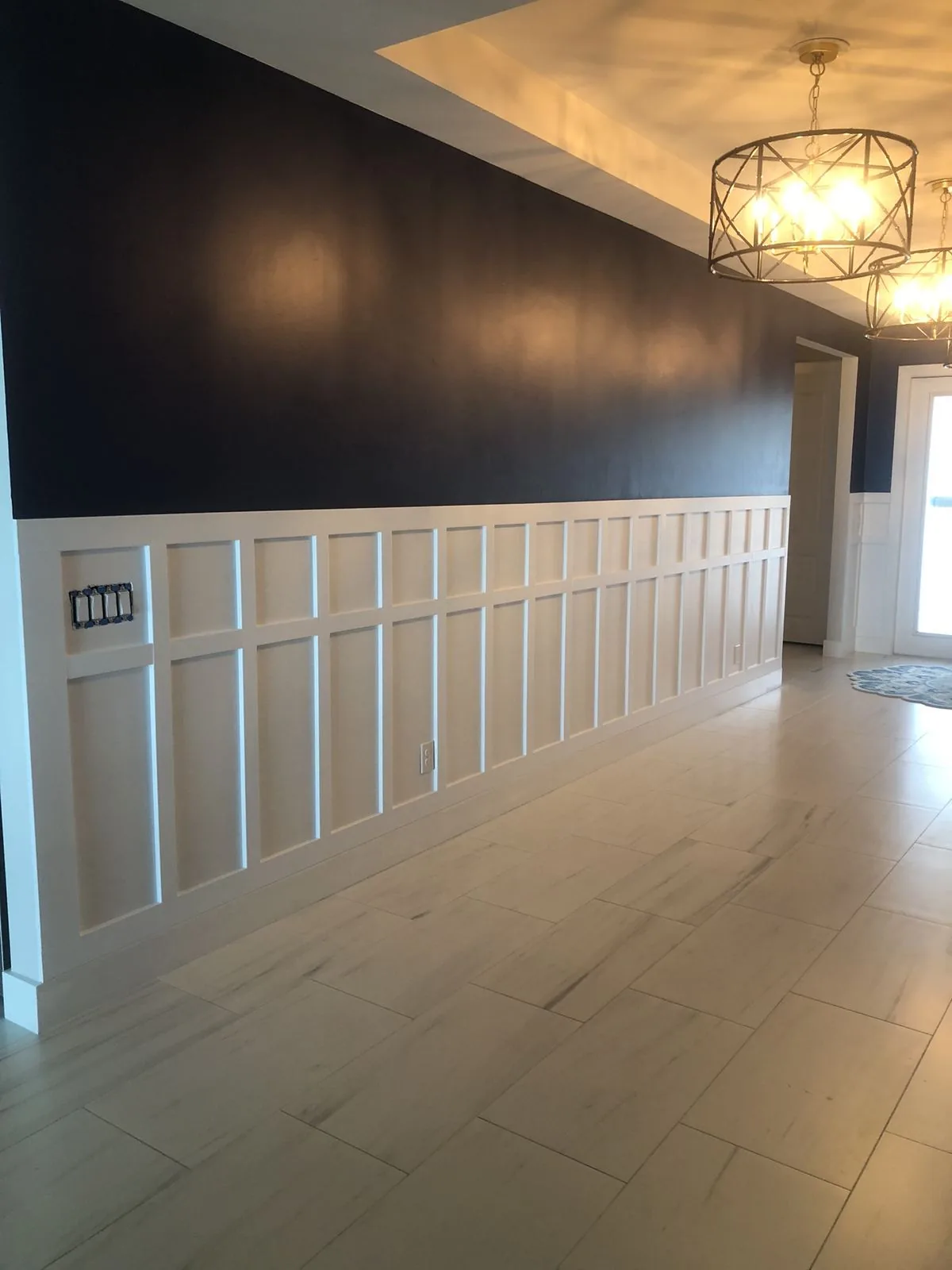 Half Wall Board N Batten Left — Babcock Handyman Services