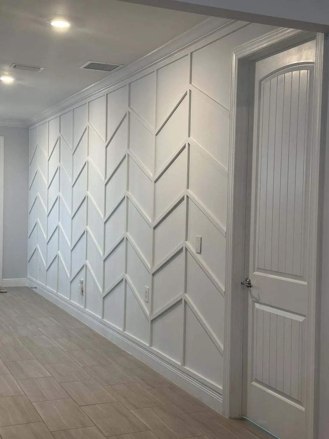 Herringbone Accent Wall