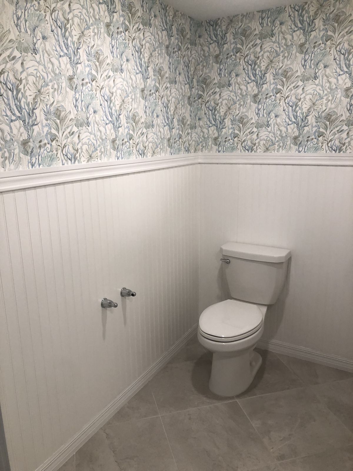 Wainscotting Bathroom — Babcock Handyman Services