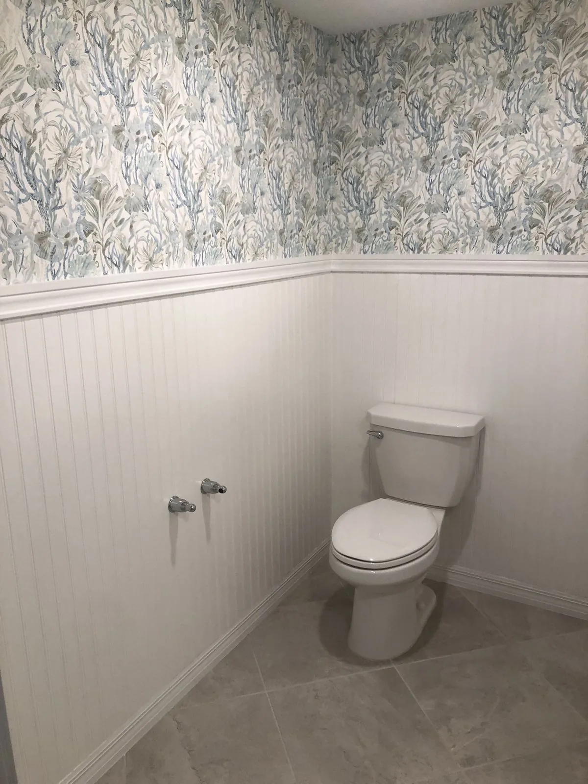 Wainscotting Bathroom — Babcock Handyman Services