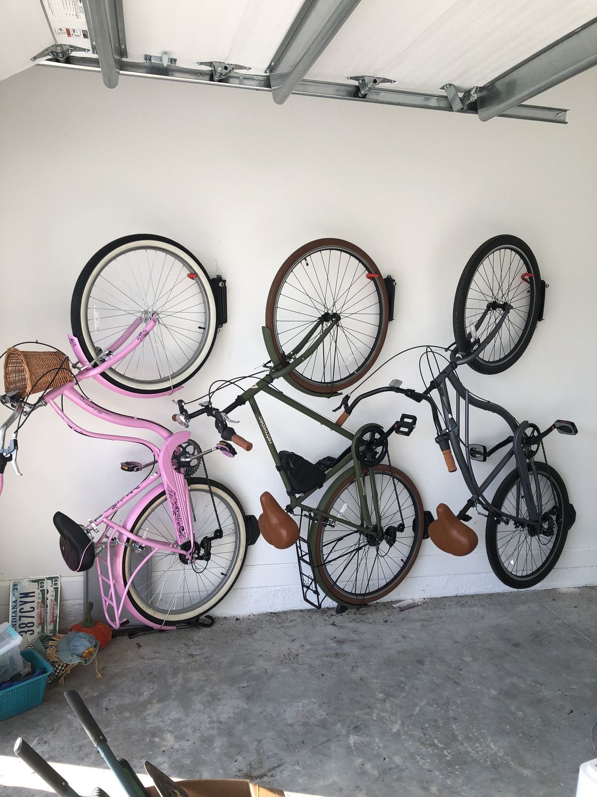 3 Bikes Swivel Wall Mounted — Babcock Handyman Services